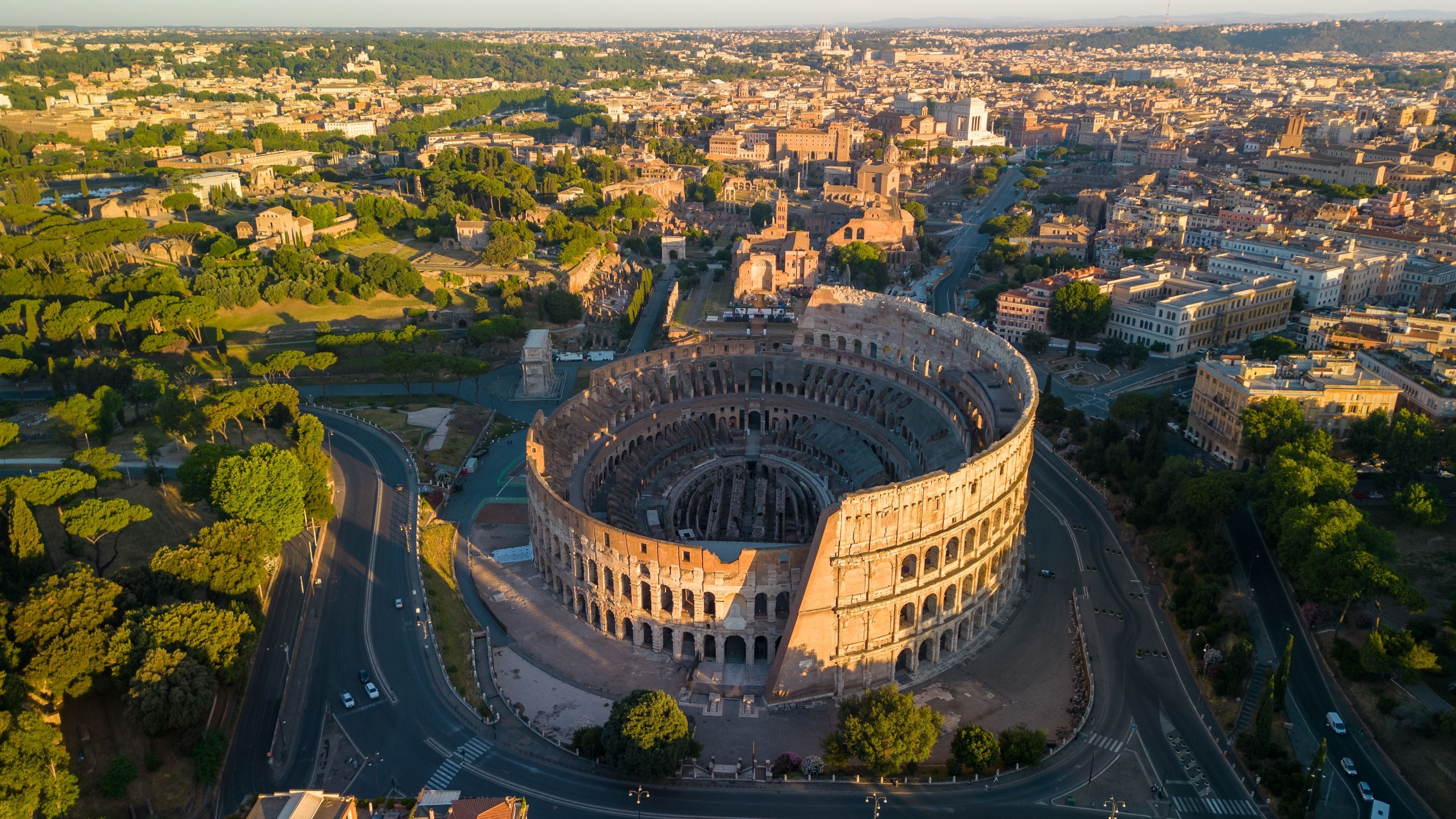 Colosseum and Vatican City