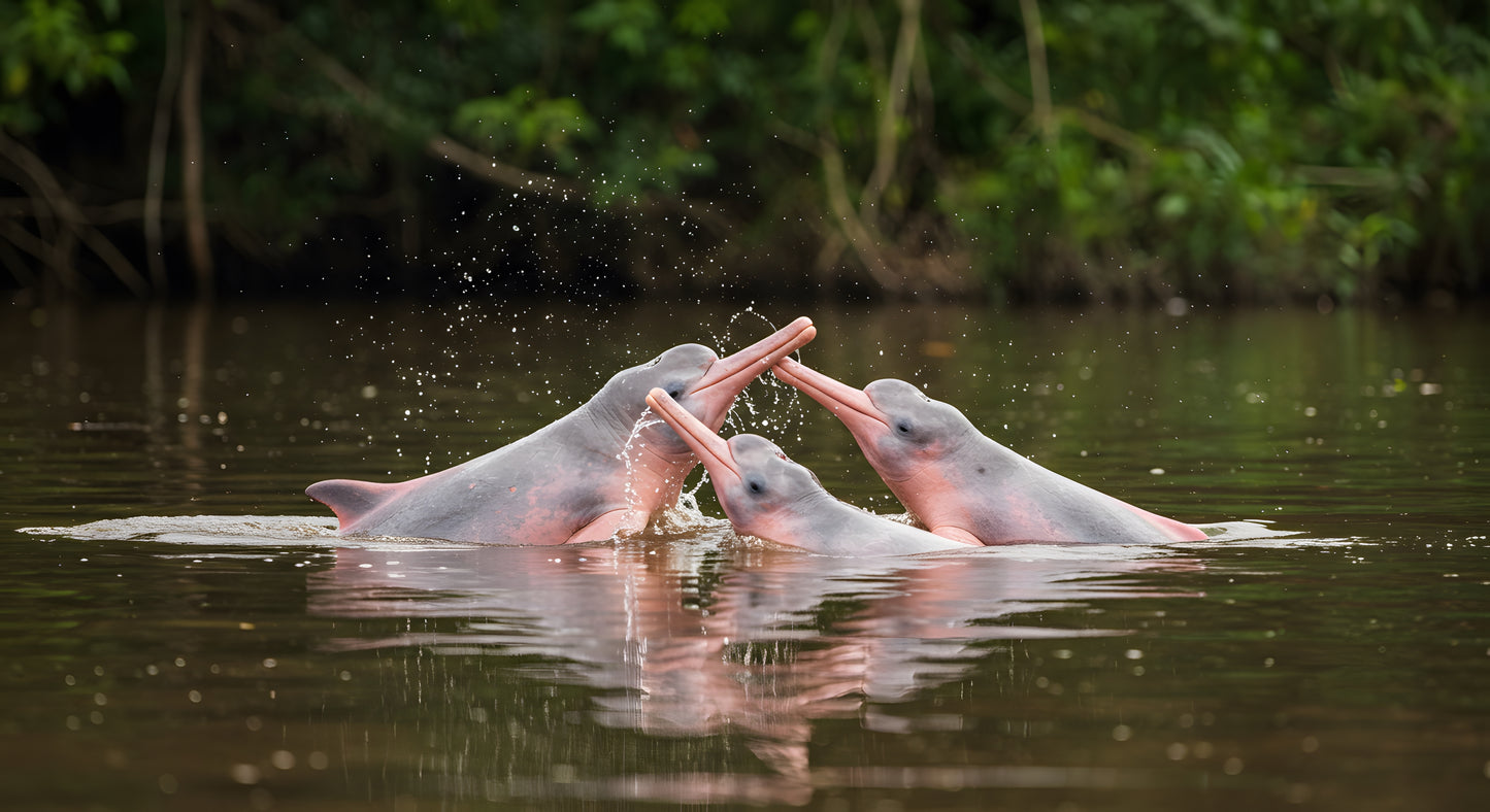 Search for Pink Dolphins