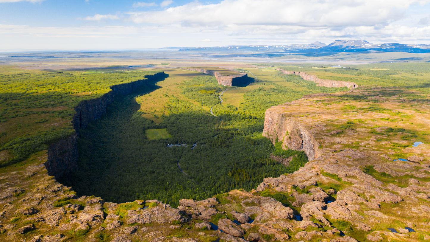 Asbyrgi canyon