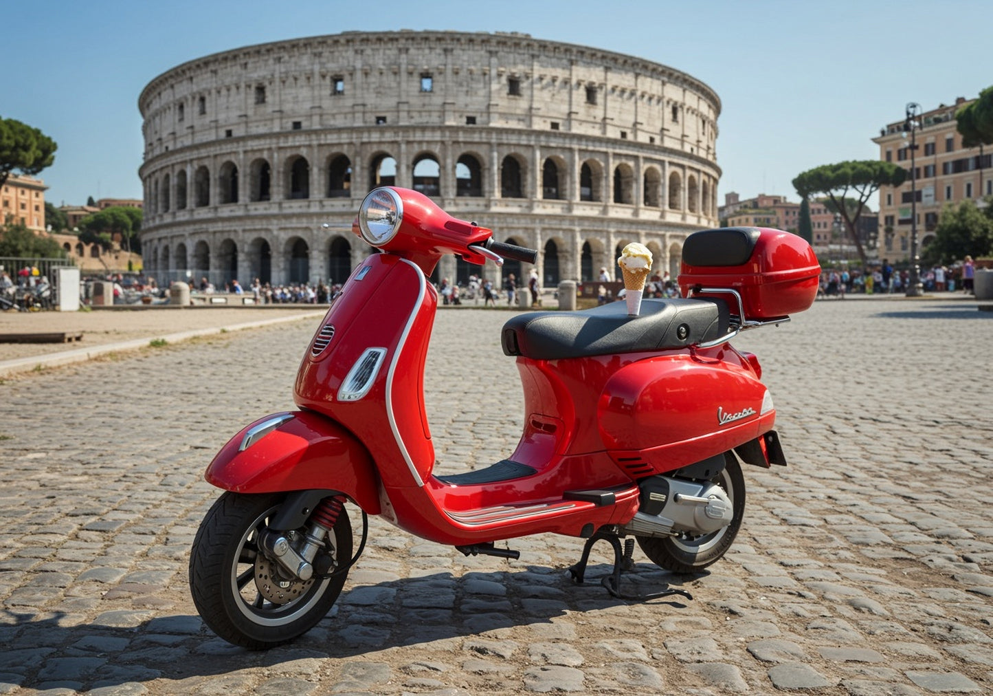 Optional Rome Vespa Tour